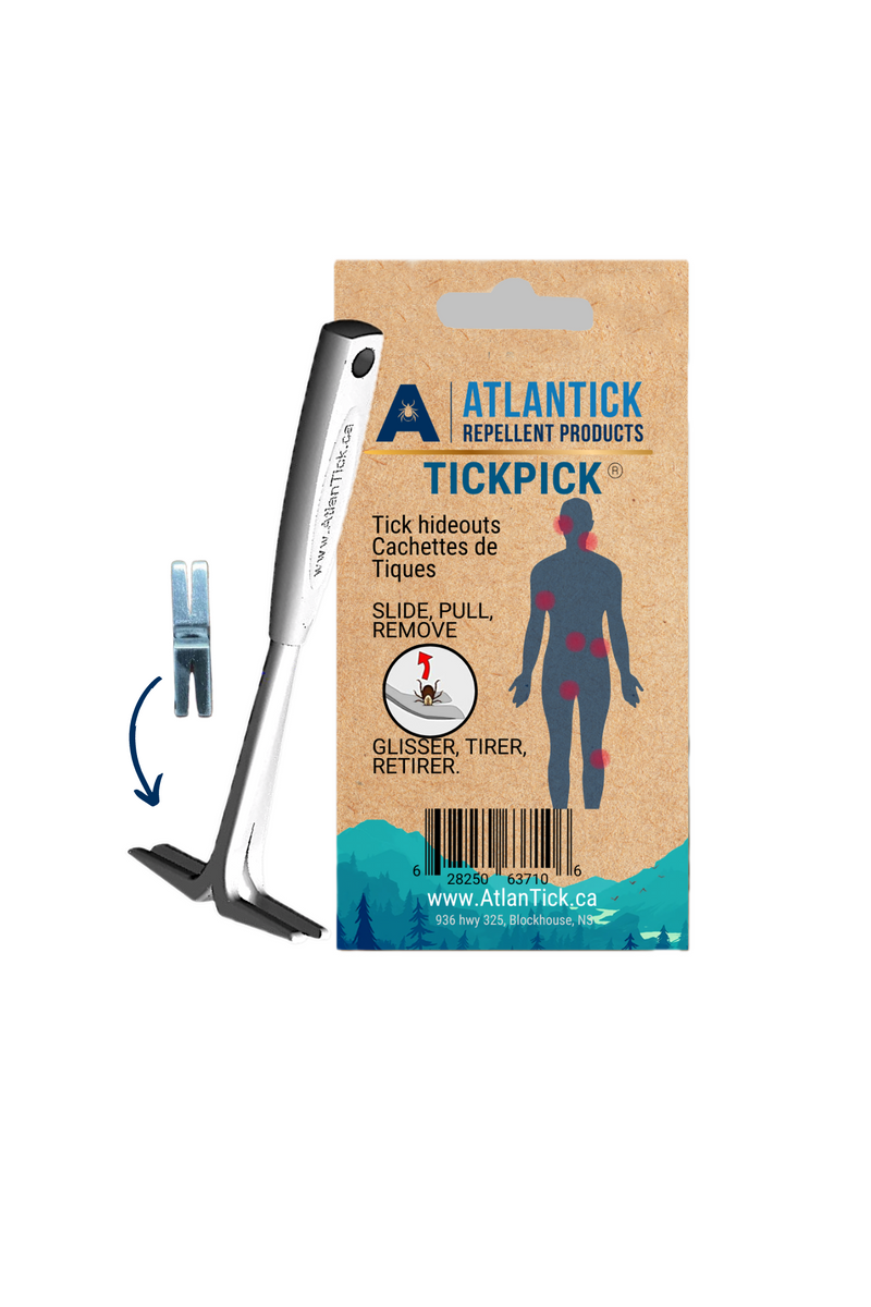 Outil de retrait de tiques AtlanTick TickPick® pour animaux de compagnie et humains