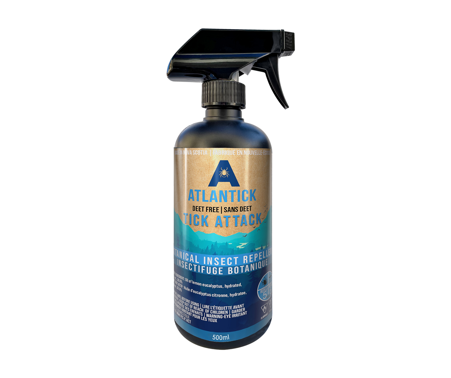 Atlantick Tick Attack Botanical Insect Repellant - 500ml